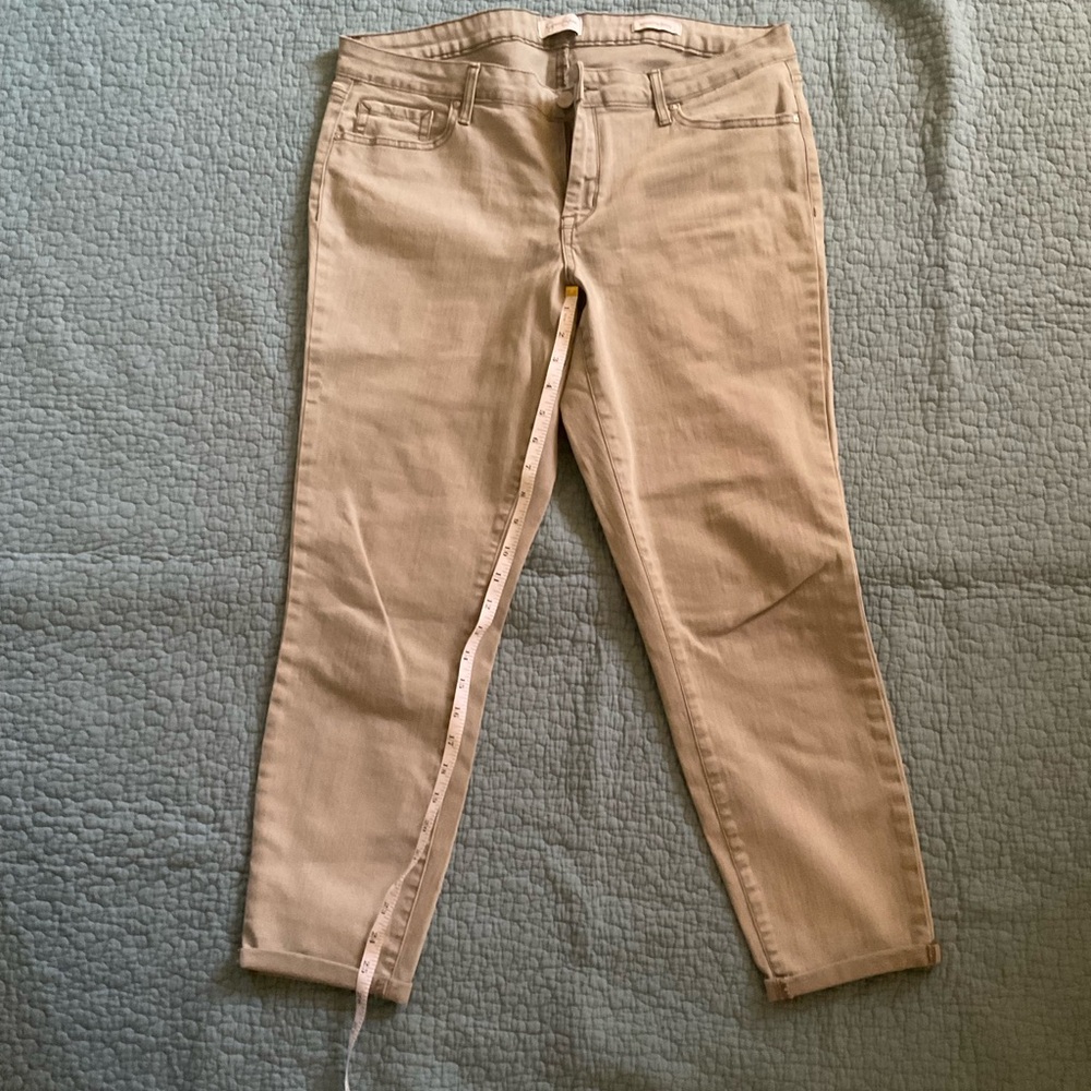 Jessica Simpson jeans, skinny jeans, rolled crop jeans, 2000 fashion